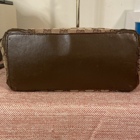 Gucci Brown Monogram Tote Bag - Picture 12 of 12